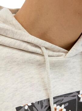 Felpa Jack and Jones Hawaii Shape grigia per uomo.