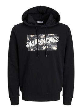 Felpa Jack and Jones Hawaii Shape blu scuro per uomo