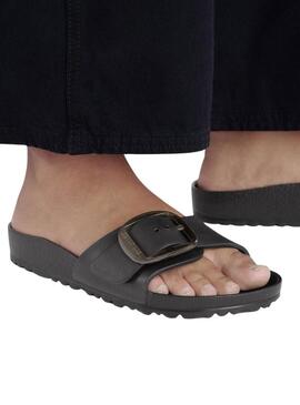 Sandali Birkenstock Madrid neri per donna.