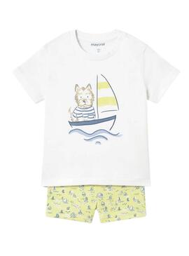 Costume da bagno Mayoral Maglietta gialla Sorbetto per bambini