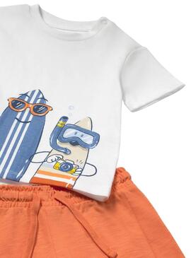 Set Mayoral Tavole da surf arancioni per neonati