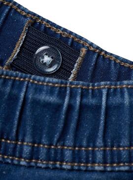 Nome Bermuda Name It Ryan Jogger in denim blu per bambino.