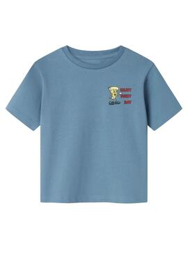 Maglietta Name It David Regular blu per bambino