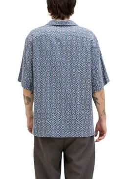 Camicia Jack and Jones Vicent blu per uomo