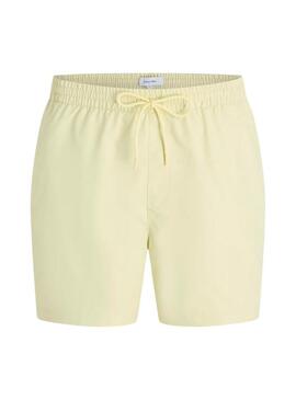 Costume da bagno Calvin Klein con logo giallo per uomo