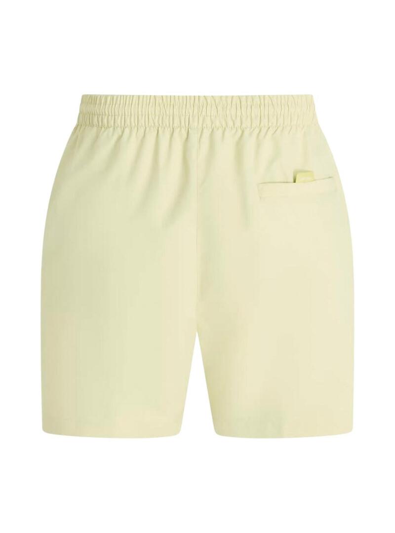 Costume da bagno Calvin Klein con logo giallo per uomo