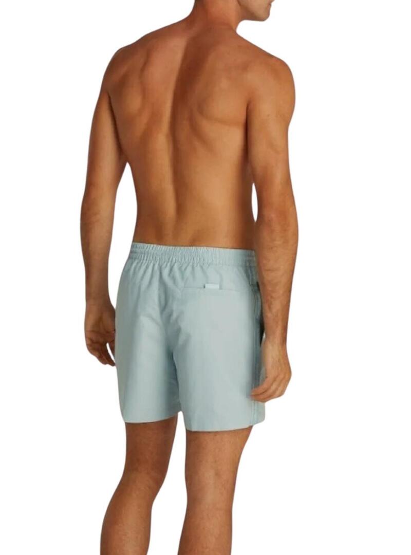 Costume da bagno Calvin Klein logo tape turchese per uomo