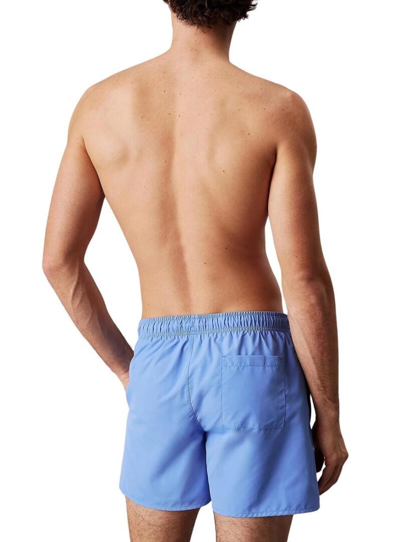 Costume da bagno Calvin Klein Monogram blu per uomo