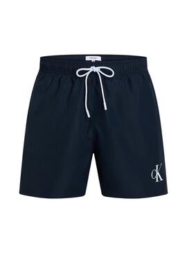 Costume da bagno Calvin Klein Monogram blu marino per uomo