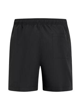 Costume da bagno Calvin Klein nero con logo frontale per uomo.