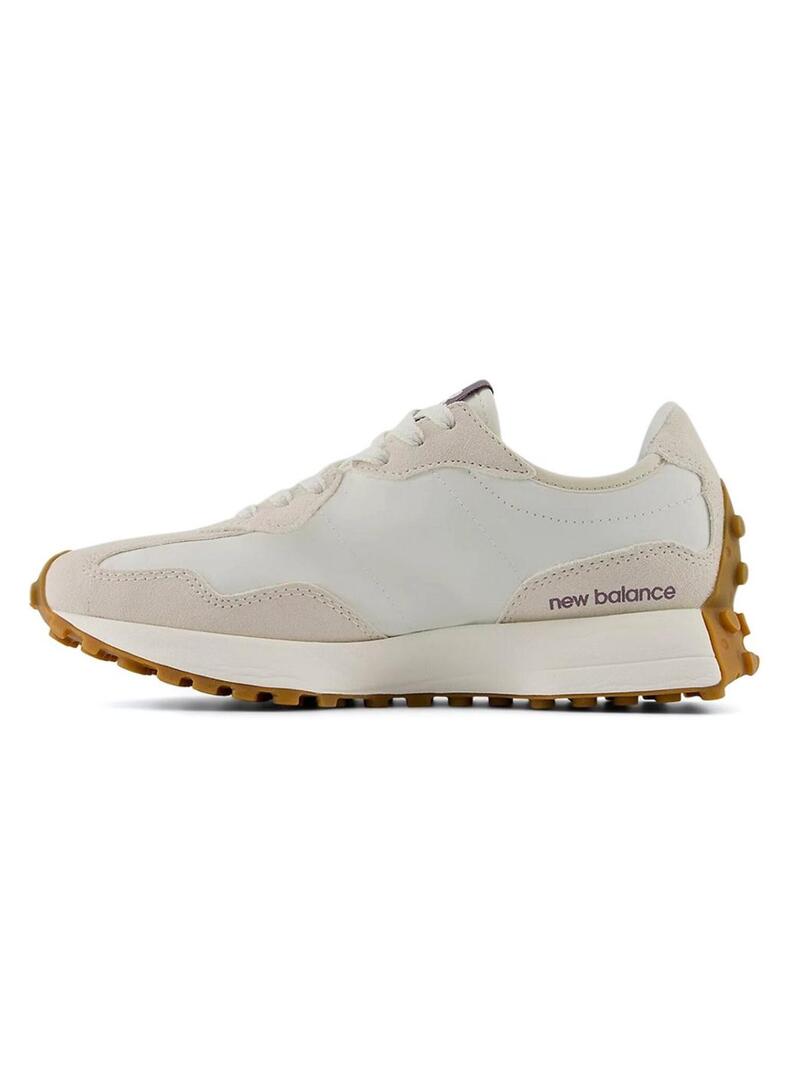 Sneakers New Balance 327 beige e viola per donna
