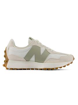 Sneakers New Balance 327 bianche e verdi per donna