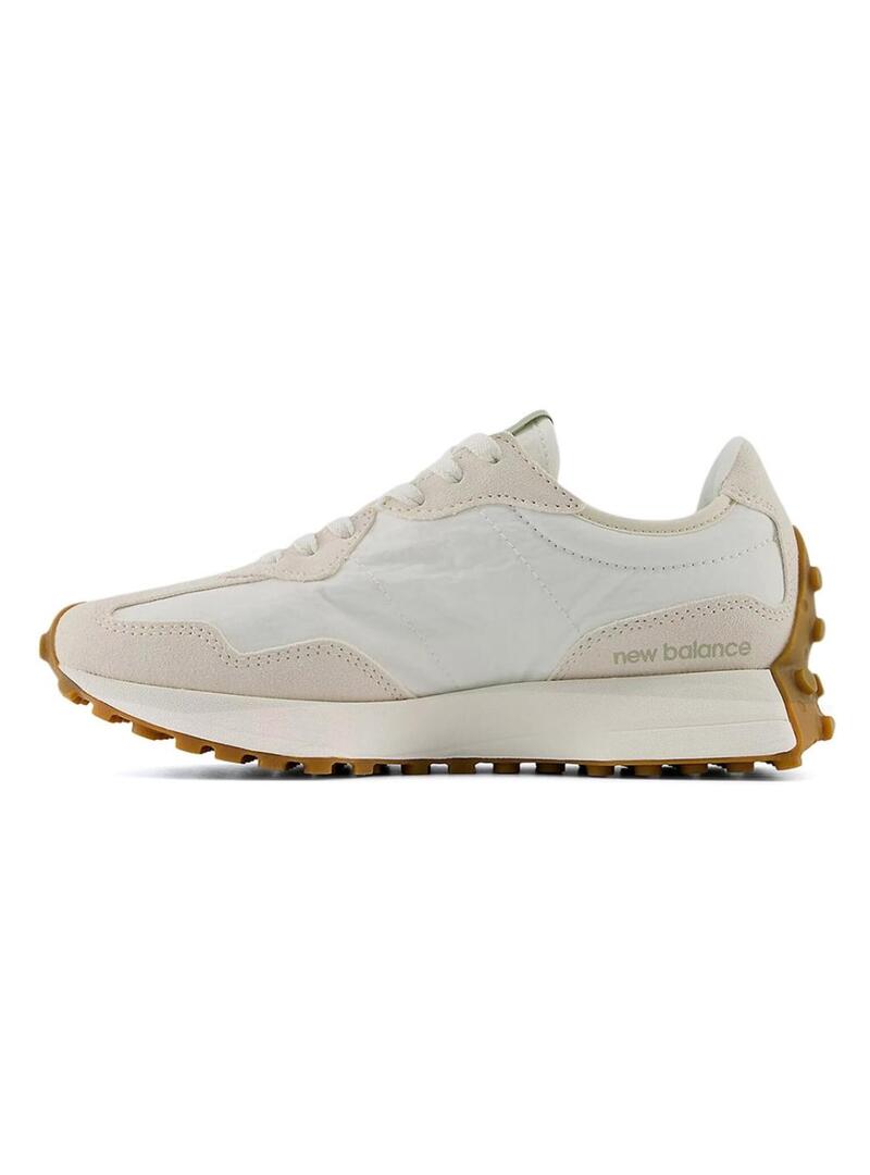 Sneakers New Balance 327 bianche e verdi per donna