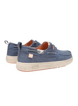 Scarpe da barca Walkin Pitas Maui Flax blu per uomo