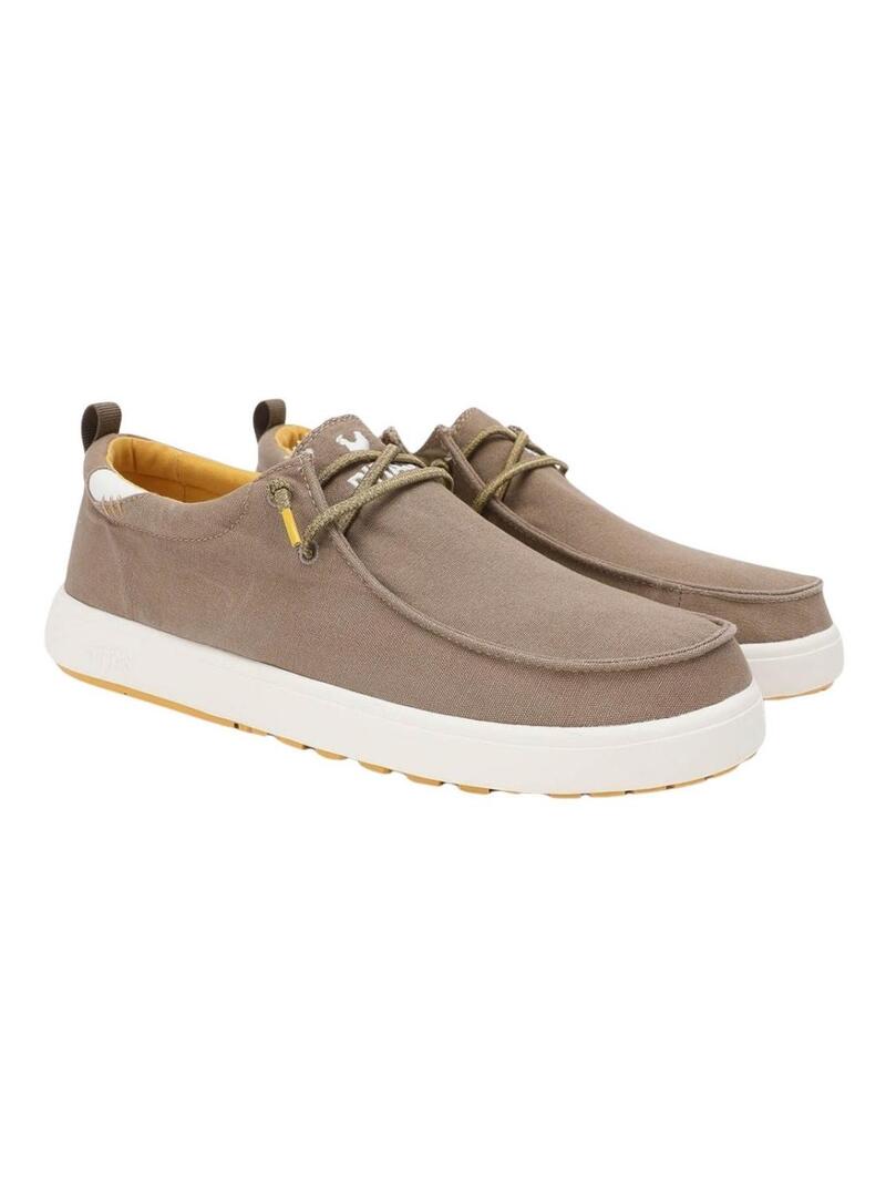 Scarpe Walkin Pitas Wallabi Biarritz color topo per uomo