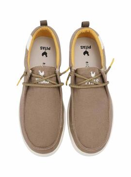 Scarpe Walkin Pitas Wallabi Biarritz color topo per uomo