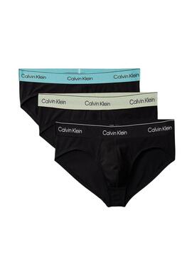 Confezione da 3 slip Calvin Klein Icon neri per uomo