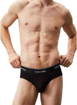 Confezione da 3 slip Calvin Klein Icon neri per uomo