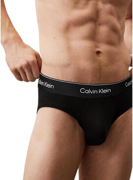 Confezione da 3 slip Calvin Klein Icon neri per uomo