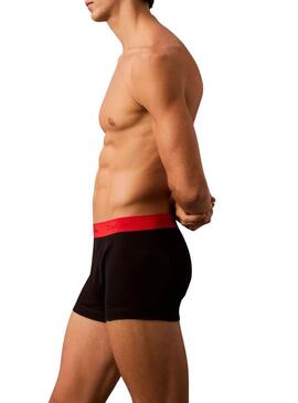 Pacco di 3 mutande Calvin Klein boxer nere per uomo.