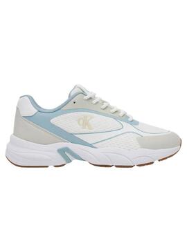 RETRO TENNIS KNIT MG Bright White/Silver Birch/Clo
