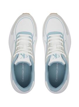 RETRO TENNIS KNIT MG Bright White/Silver Birch/Clo
