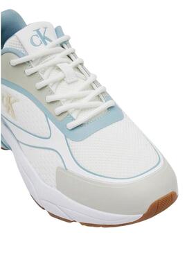 RETRO TENNIS KNIT MG Bright White/Silver Birch/Clo