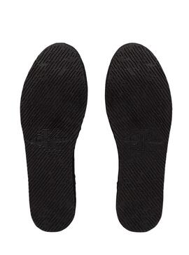 Espadrillas Calvin Klein con zeppa nere da donna