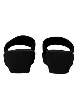Ciabatte Calvin Klein nere con plateau per donna