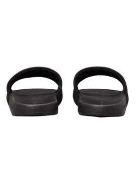 Ciabatte Calvin Klein monogramma nere da donna.