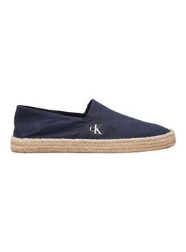 Espadrillas Calvin Klein in tela blu navy per uomo
