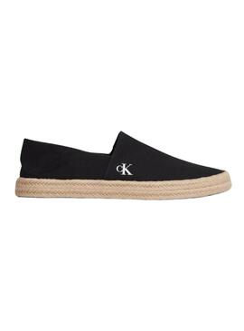 Espadrillas Calvin Klein in tela nera per uomo