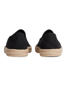 Espadrillas Calvin Klein in tela nera per uomo