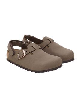 Zoccoli Birkenstock Tokio marrone per bambino