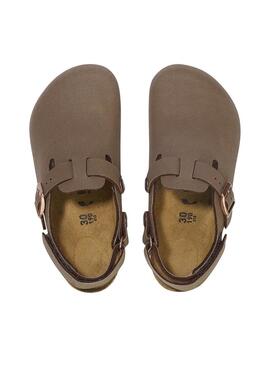 Zoccoli Birkenstock Tokio marrone per bambino