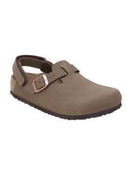 Zoccoli Birkenstock Tokio marrone per bambino