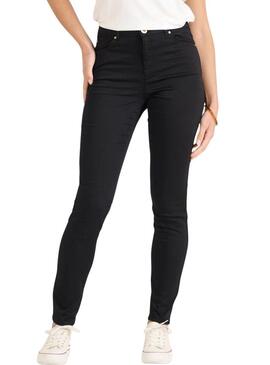 Pantaloni aderenti neri Naf Naf per donna.