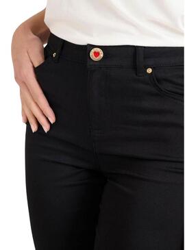 Pantaloni aderenti neri Naf Naf per donna.