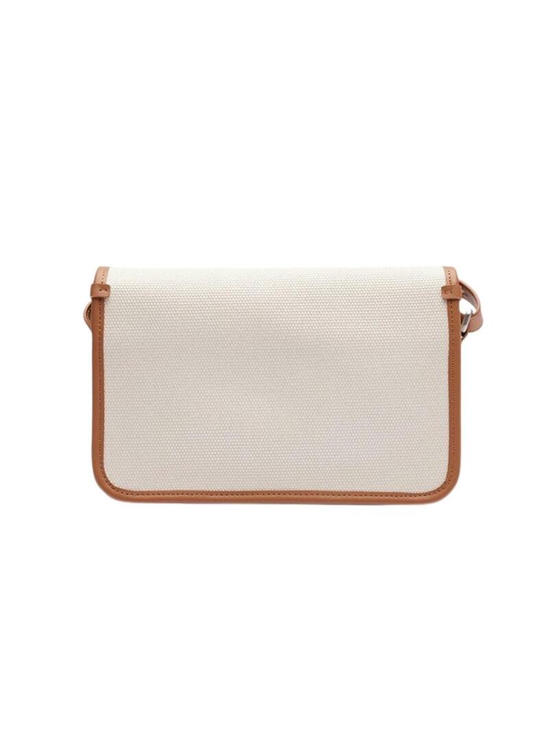 Borsa Lacoste Jacquard Heritage beige per donna