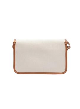 Borsa Lacoste Jacquard Heritage beige per donna