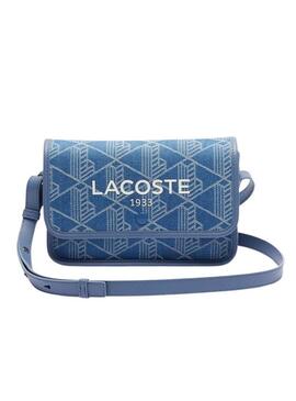 Borsa Lacoste Jacquard Heritage denim per donna