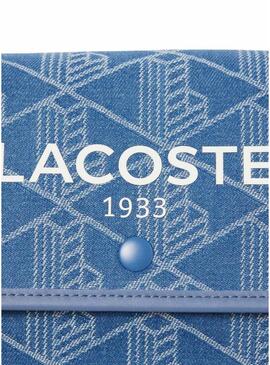 Borsa Lacoste Jacquard Heritage denim per donna