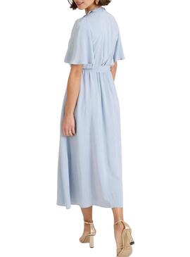 Abito Naf Naf Popy azzurro cielo per donna