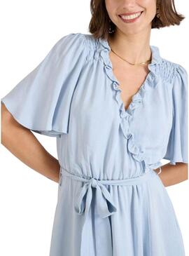 Abito Naf Naf Popy azzurro cielo per donna