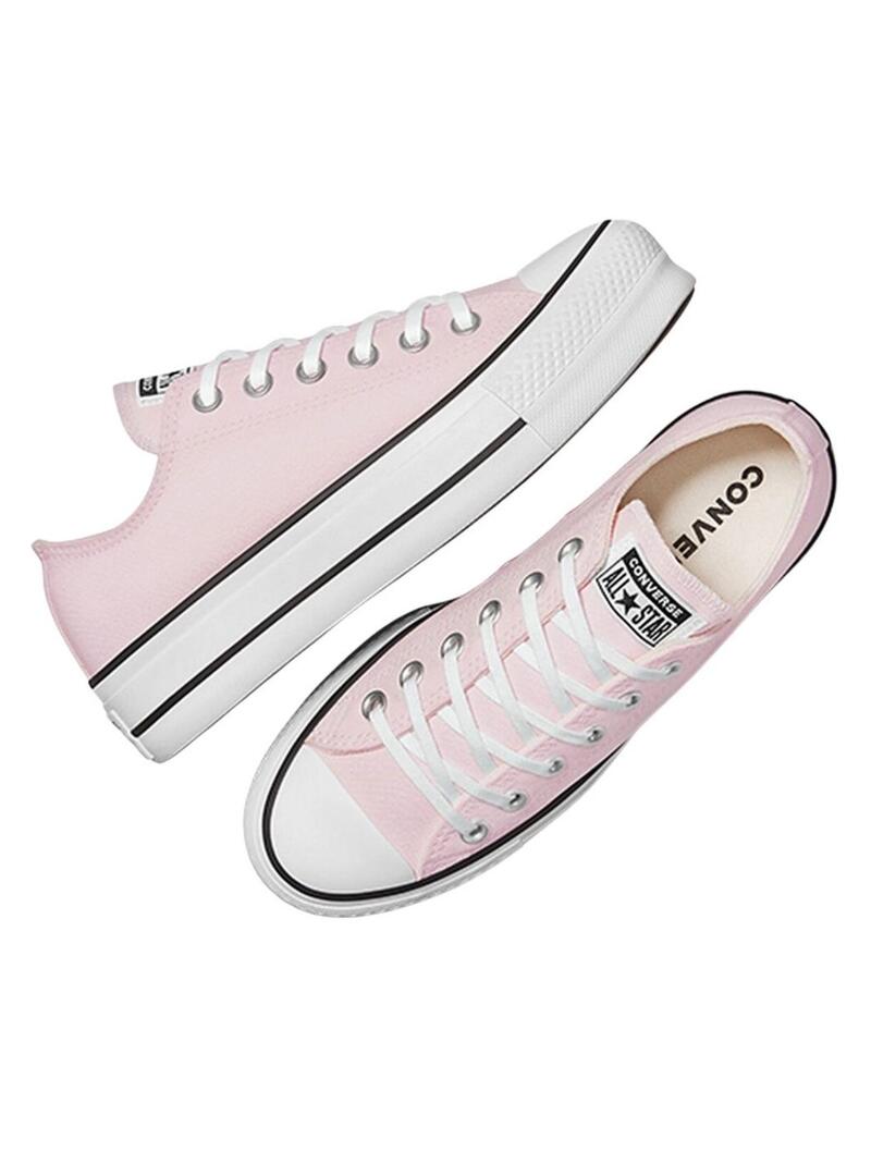 Scarpa Converse Chuck Taylor All Star Low Platform rosa