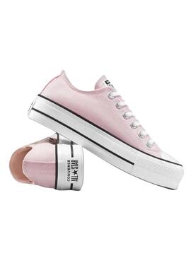 Scarpa Converse Chuck Taylor All Star Low Platform rosa