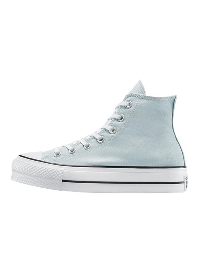 Sneaker Converse Chuck Taylor All Star platform blu turchese