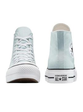 Sneaker Converse Chuck Taylor All Star platform blu turchese