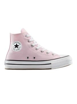 Sneakers Converse Chuck Taylor All Star piattaforma rosa.
