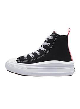 Sneakers Converse Chuck Taylor Move nere per bambina